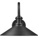 RLM 1 Light 11.25 inch Sand Black Outdoor Wall Light