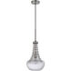 Baraboo 1 Light 14.25 inch Brushed Steel and Silver Mini Pendant Ceiling Light
