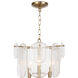 Echo 3 Light 15.5 inch Natural Brass Pendant Ceiling Light