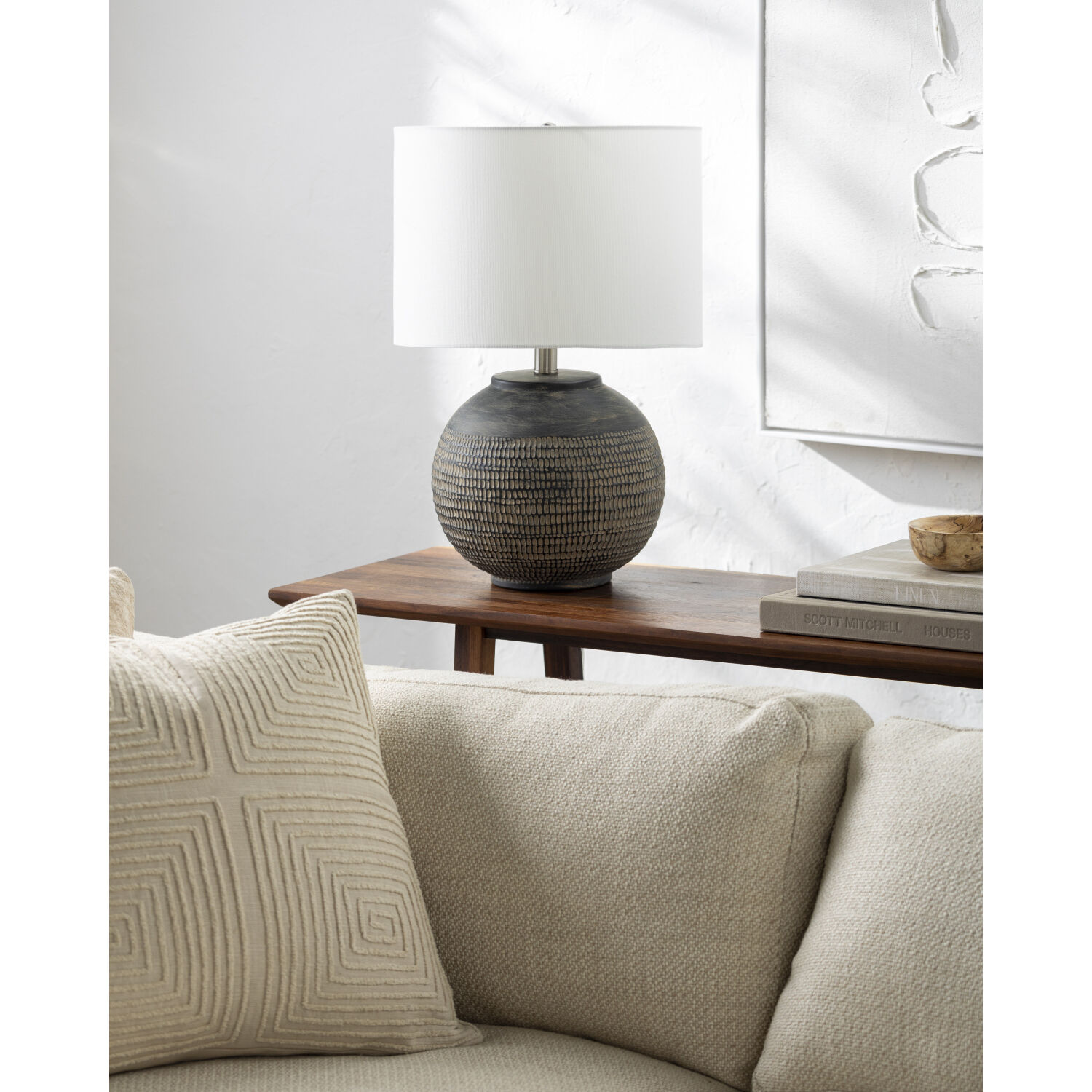 Pylon 20.9 inch 100 watt Black Accent Table Lamp Portable Light