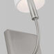 Greenwich 1 Light 5 inch Brushed Nickel Bath Vanity Wall Light
