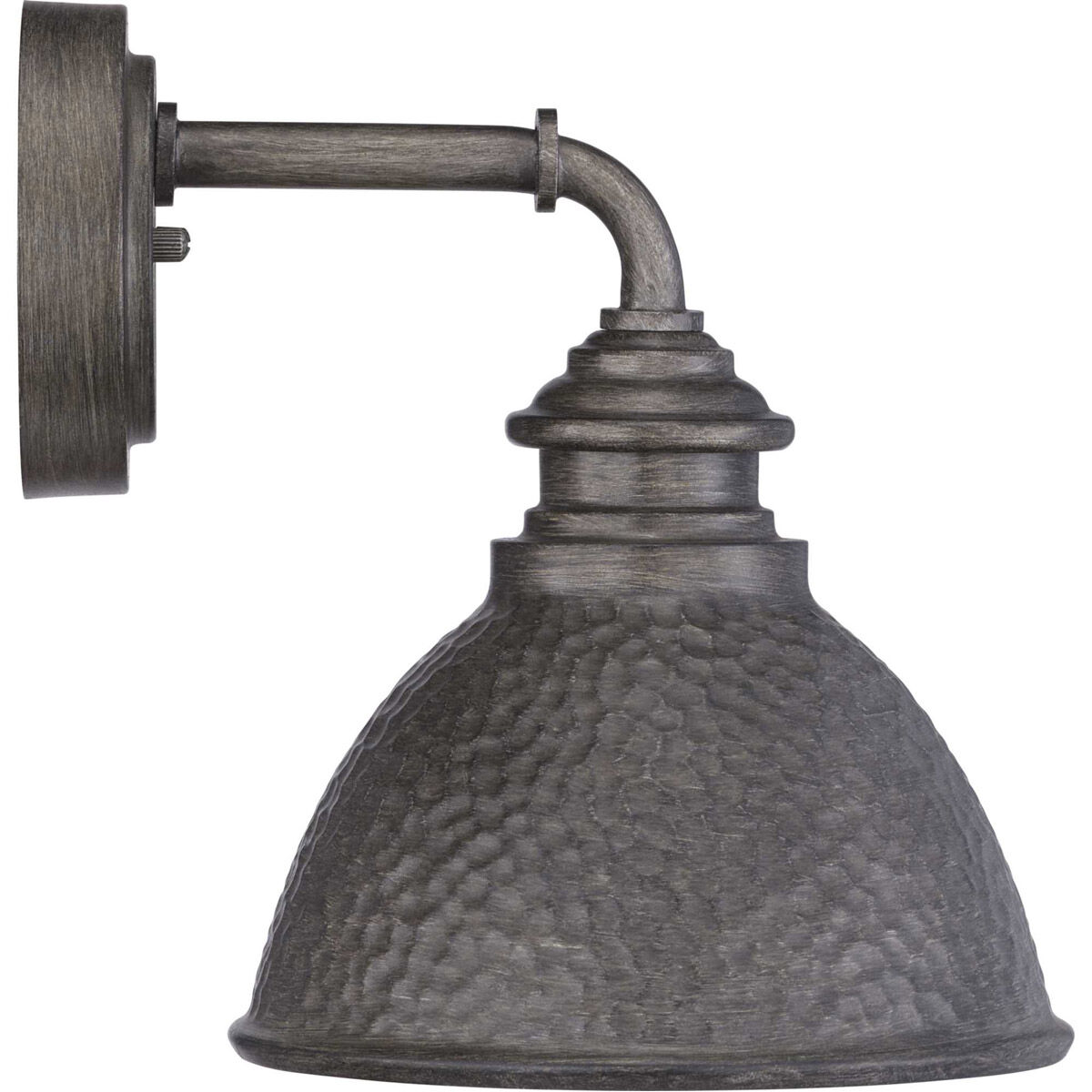 Englewood 1 Light 10 inch Antique Pewter Outdoor Wall Lantern, Small