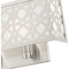 Calinda 2 Light 15 inch Brushed Nickel ADA ADA Double Sconce Wall Light