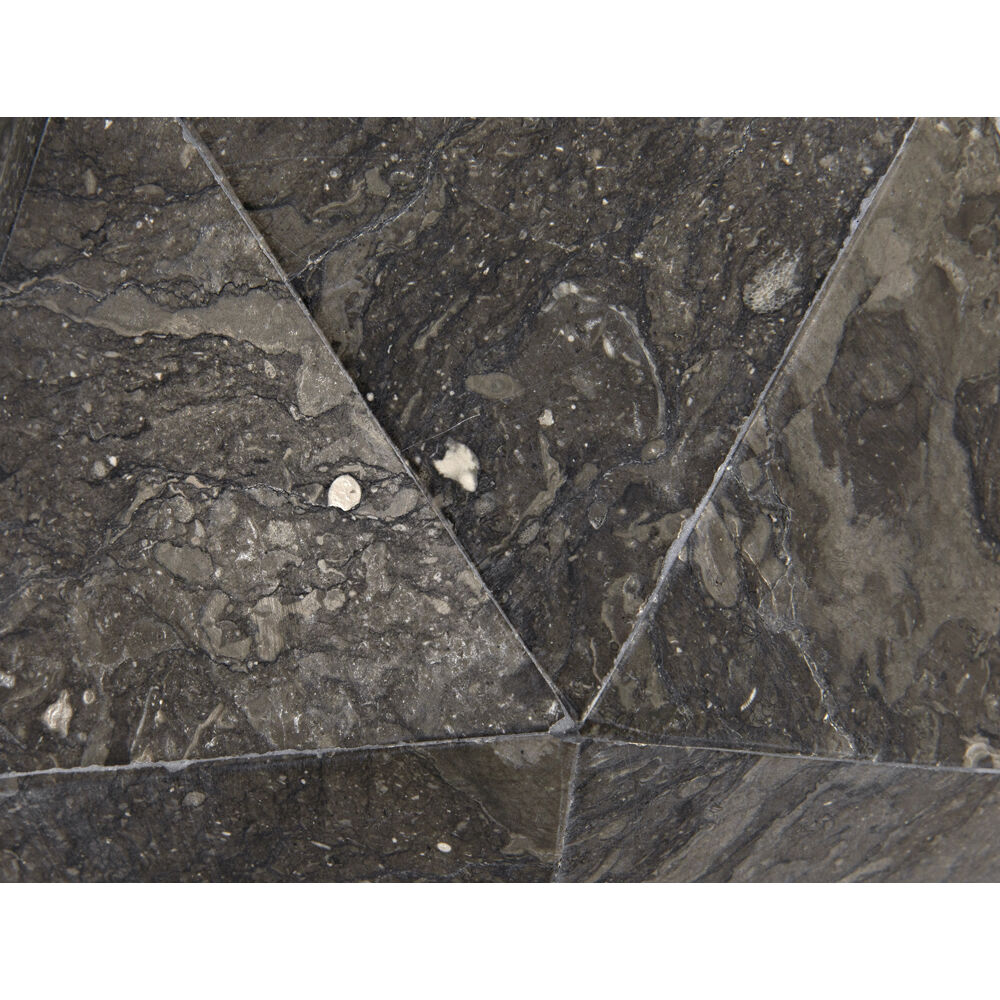 Polyhedron Black Marble Object