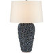Milos 29.5 inch 150 watt Blue Table Lamp Portable Light