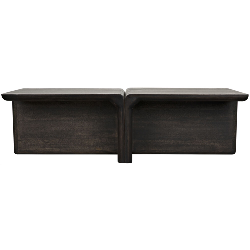 Hagen 60 X 30 inch Ebony Walnut Coffee Table