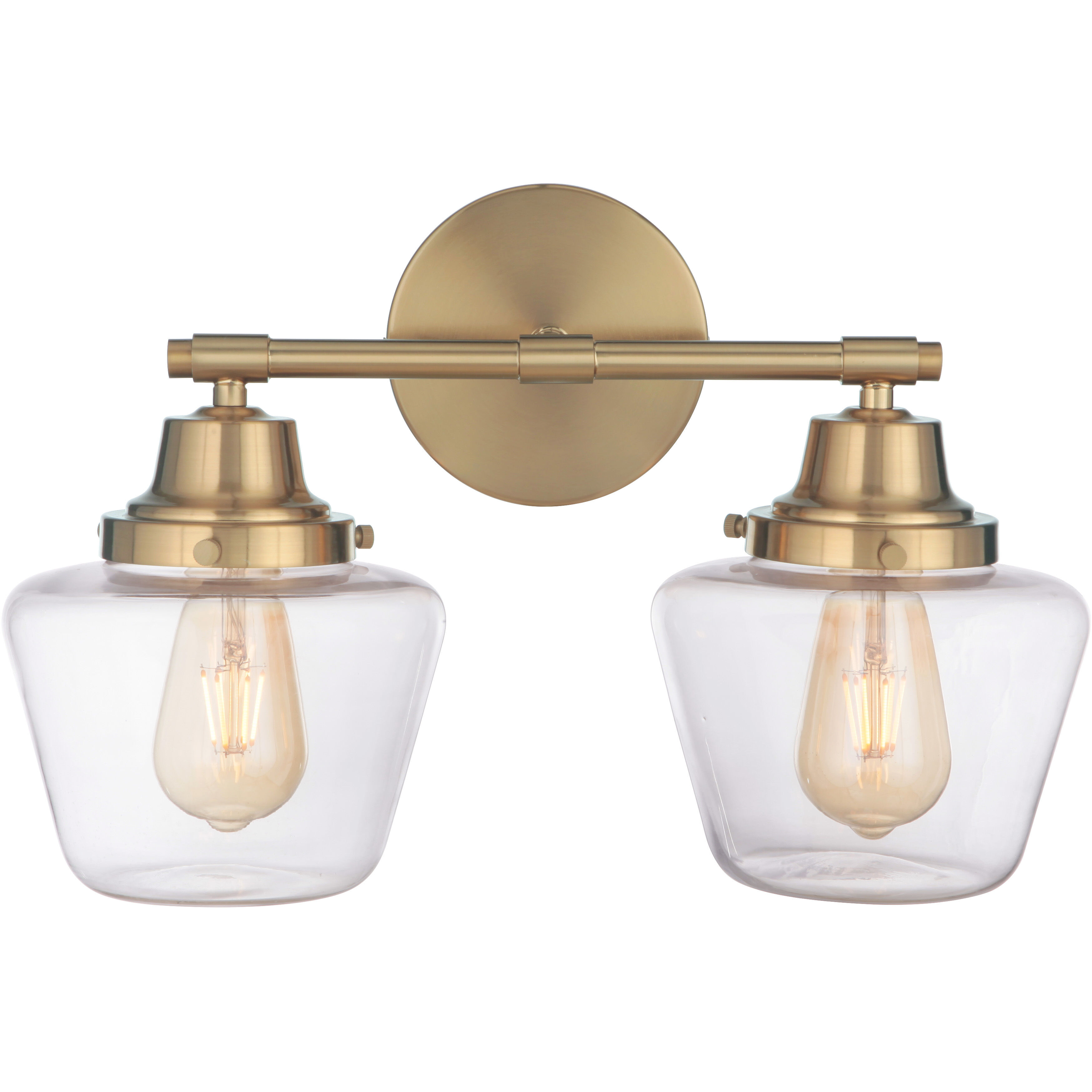 Neighborhood Essex 2 Light 18 inch Satin Brass Vanity Light Wall Light, Neighborhood Collection
