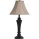 Signature 61 inch 100 watt Bronze Wood Floor and Table Lamp Portable Light 