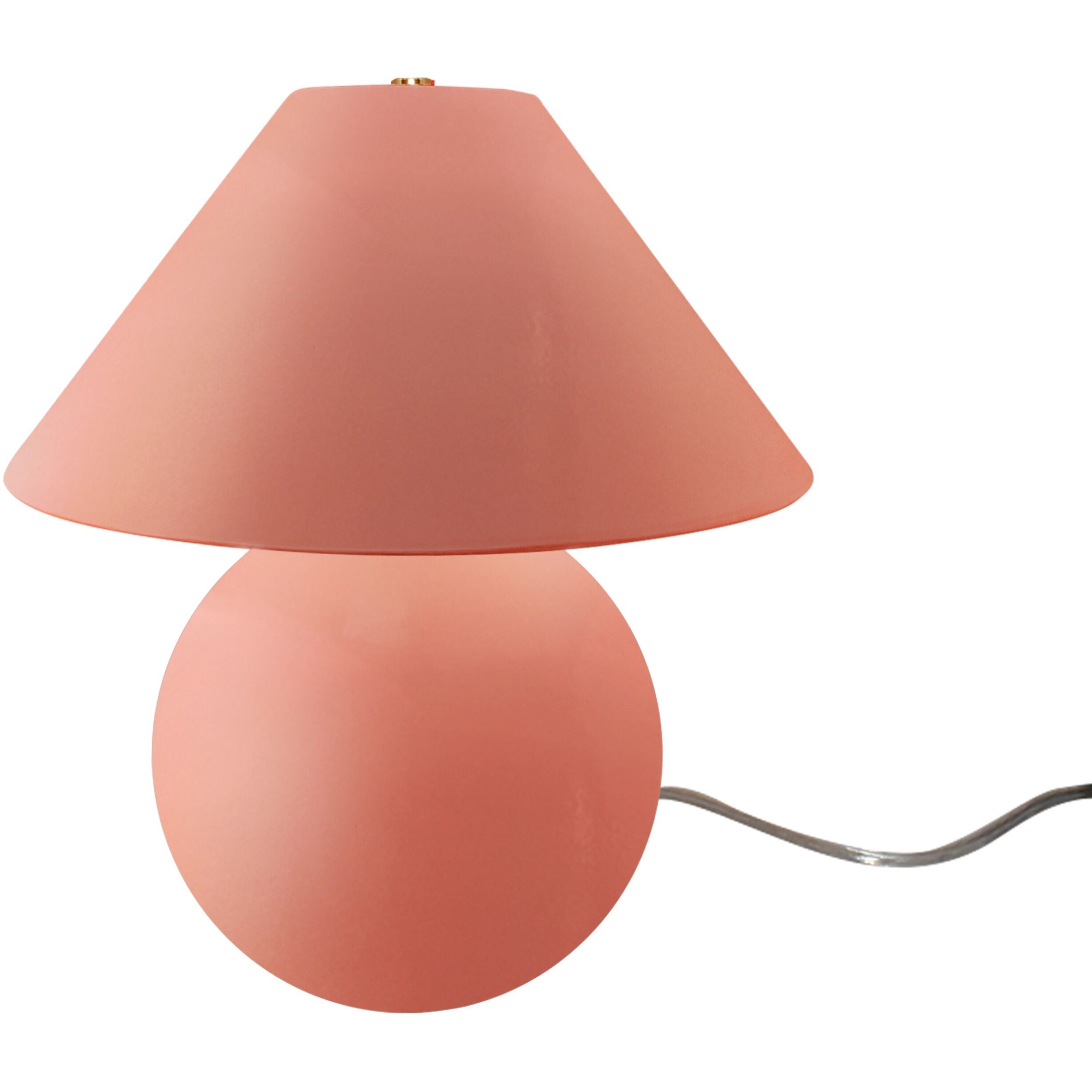Portable 16.75 inch 60.00 watt Gloss Blush and Brushed Brass Portable Lamp Portable Light