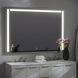 Skylight 48 X 48 inch Black LED Lighted Mirror, Vanita by Oxygen