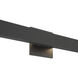 Enso LED 4.5 inch Textured Black Outdoor Wall