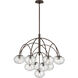 Lenora 13 Light 34.25 inch Dark Bronze Chandelier Ceiling Light