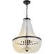 Rylee 6 Light 18.75 inch Matte Black Chandelier Ceiling Light