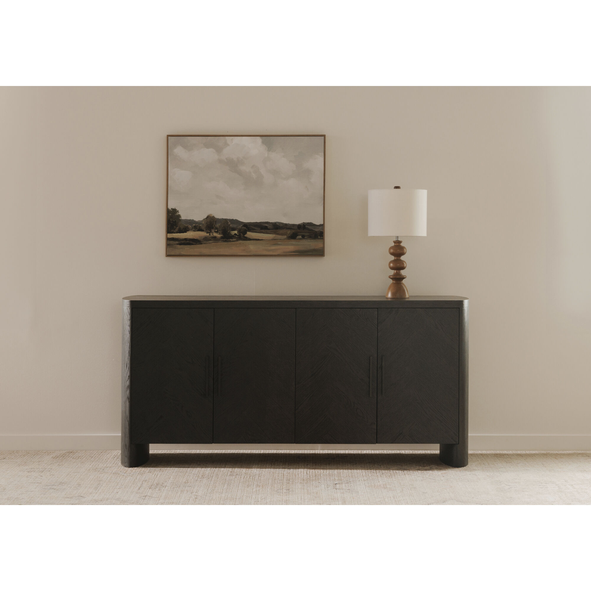 William 70.75 X 17.75 inch Black Sideboard