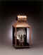 Livery 3 Light 20 inch Antique Copper Outdoor Wall Lantern in Clear Glass, No Chimney, Candelabra