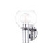 Leslie 1 Light 6.25 inch Polished Chrome Bath Bracket Wall Light