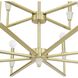 Montclair 12 Light 38 inch Brushed Gold and White Chandelier Ceiling Light