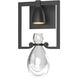 Hubbardton Forge Apothecary 1 Light 6.3 inch Black Sconce Wall Light 203300-1004 - Open Box