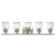 Lawrenceville 5 Light 36 inch Brushed Nickel Bath Vanity Wall Light