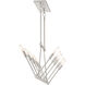 Royalty 10 Light 32 inch Brushed Nickel Island Light Ceiling Light