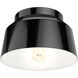 Cranbrook 1 Light 12 inch Matte Black Flush Mount Ceiling Light