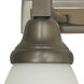 Mercer 2 Light 14 inch Satin Pewter with Polished Nickel Sconce Wall Light