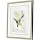 Petal Parade Green and Beige and Black and Yellow Framed Art, The Studio