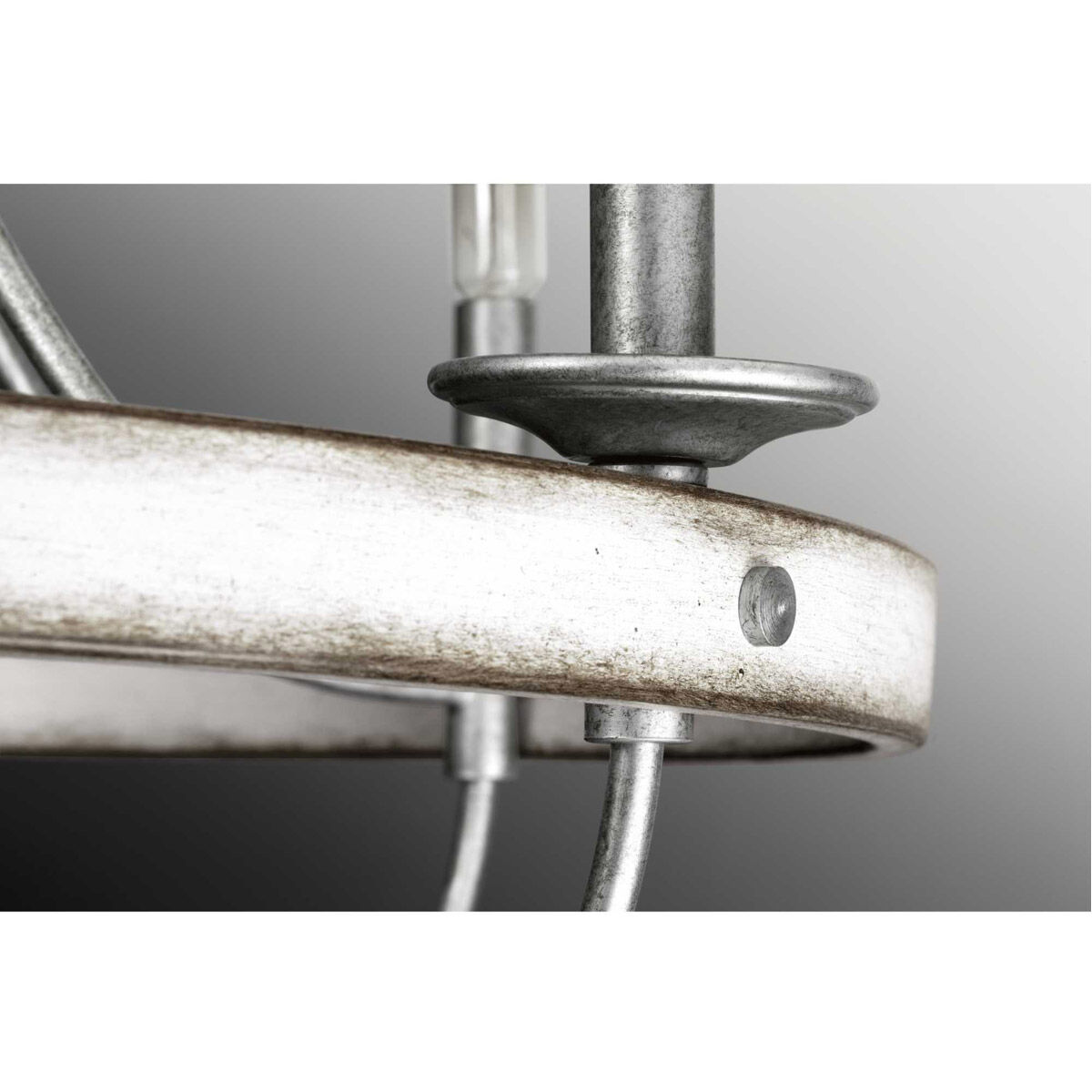 Camps Bay 5 Light 26 inch Galvanized Chandelier Ceiling Light