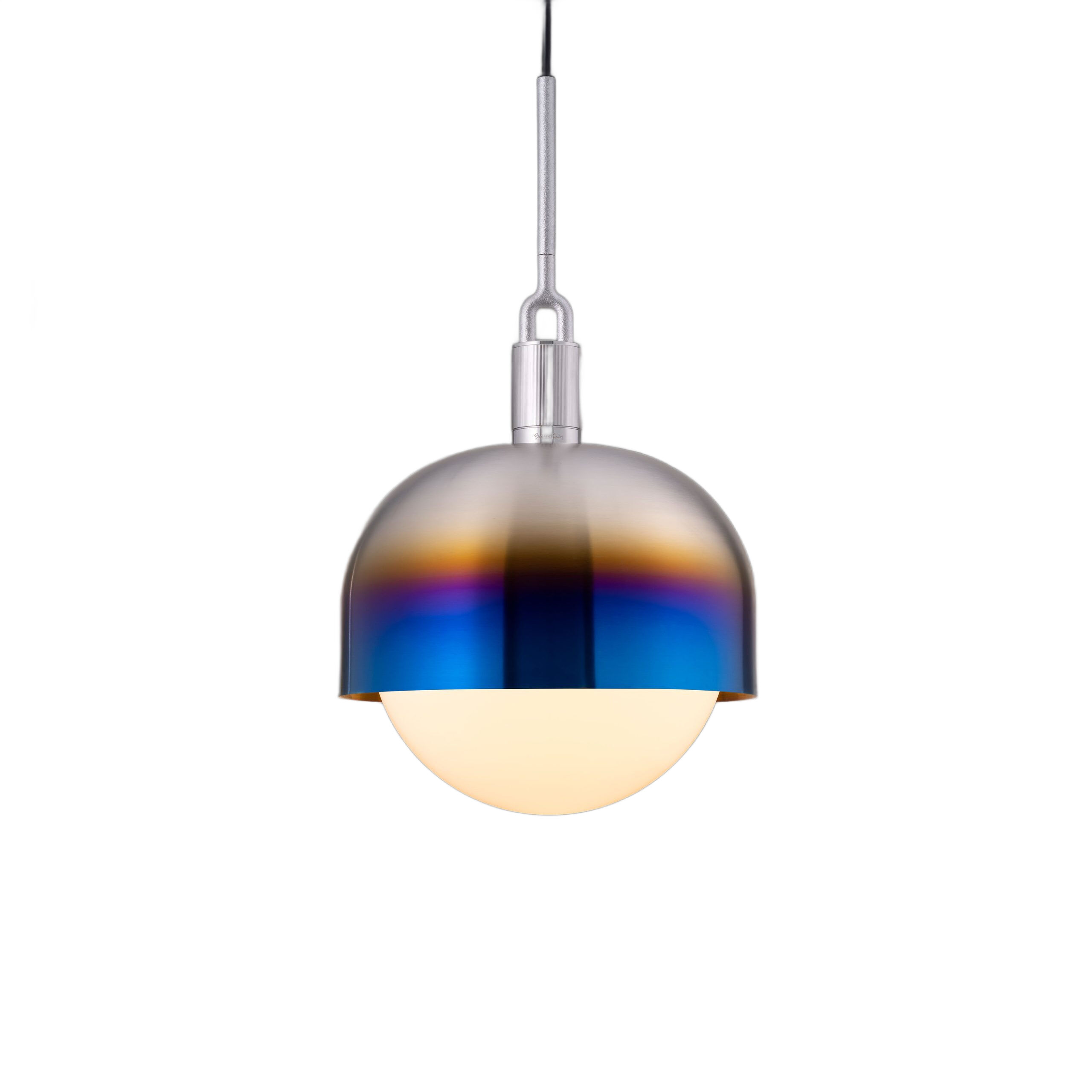 Forked LED 13.39 inch Burnt Steel Pendant Ceiling Light