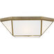 Suzanne Kasler Morrison 2 Light 15.5 inch Satin Brass Flush Mount Ceiling Light