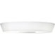 Sol LED 16 inch Brushed Nickel Flush Mount Ceiling Light in 16in.