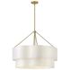 Gwen 8 Light 32 inch Lacquered Brass Chandelier Ceiling Light