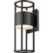 Luca LED 18 inch Black Outdoor Wall Light