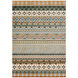 Calico 91 X 63 inch Light Grey Rug