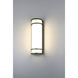 Cove Dual Voltage 6 inch Black Wall Sconce Wall Light