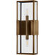 Santa Clara 2 Light 6.5 inch Patina Brass ADA Wall Sconce Wall Light