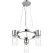 Midtown 3 Light 14.75 inch Polished Chrome Mini Chandelier Ceiling Light