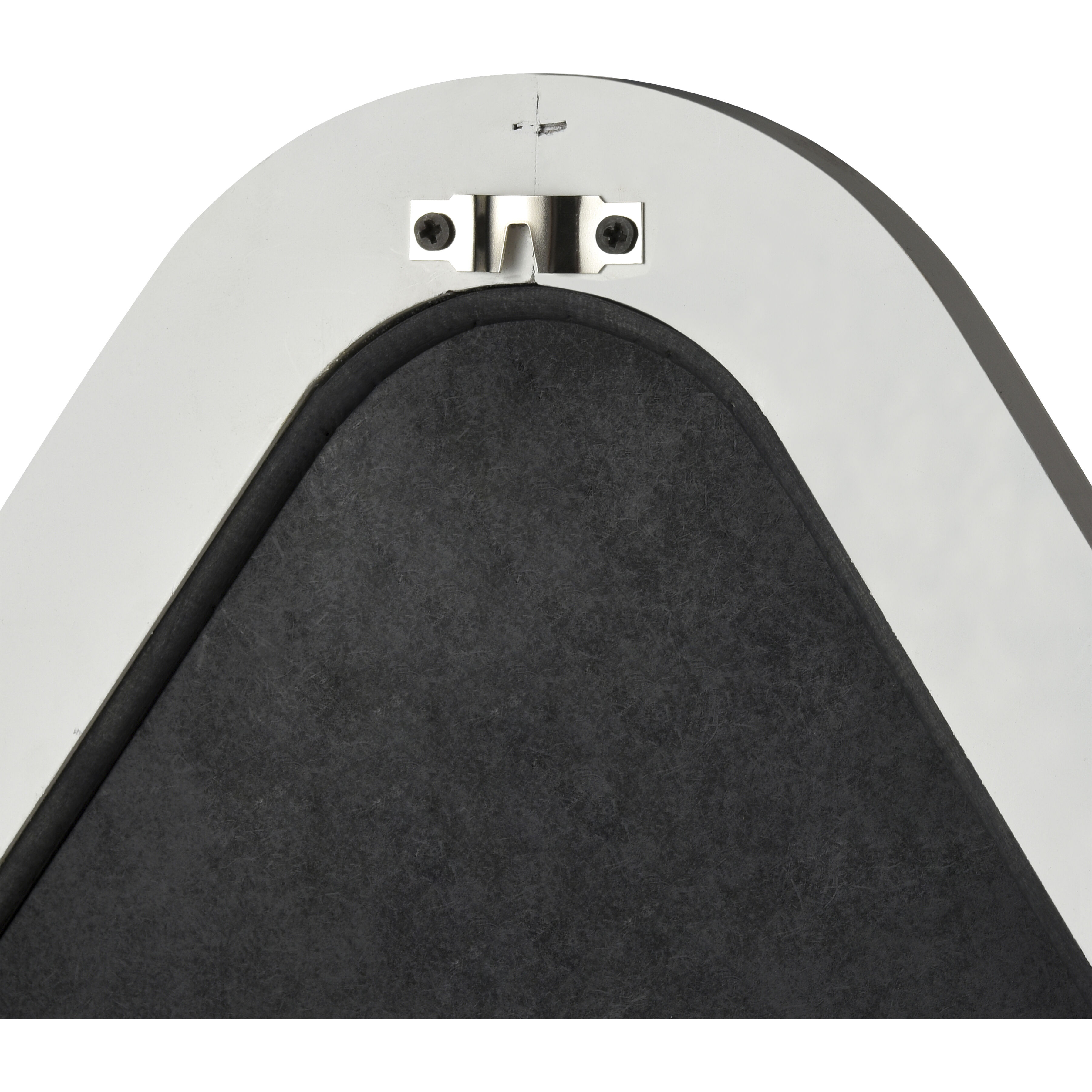 Diamond 33 X 25 inch White with Mirror Wall Mirror