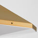 Tempe 21 inch Brushed Brass Pendant Ceiling Light