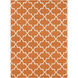 Pollack Camel/Cream/Bright Orange/Ivory Handmade Rug