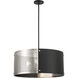 Noho 4 Light 24.5 inch Brushed Nickel W/ Sand Coal Pendant Ceiling Light