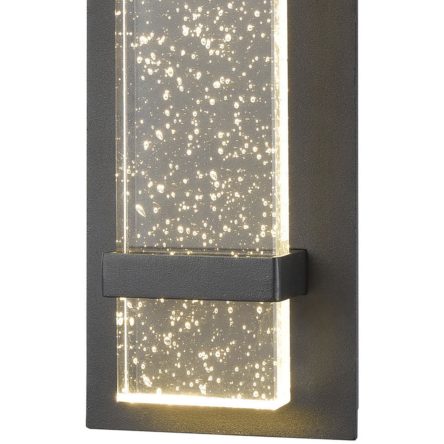Emode LED 14 inch Matte Black Outdoor Wall Sconce