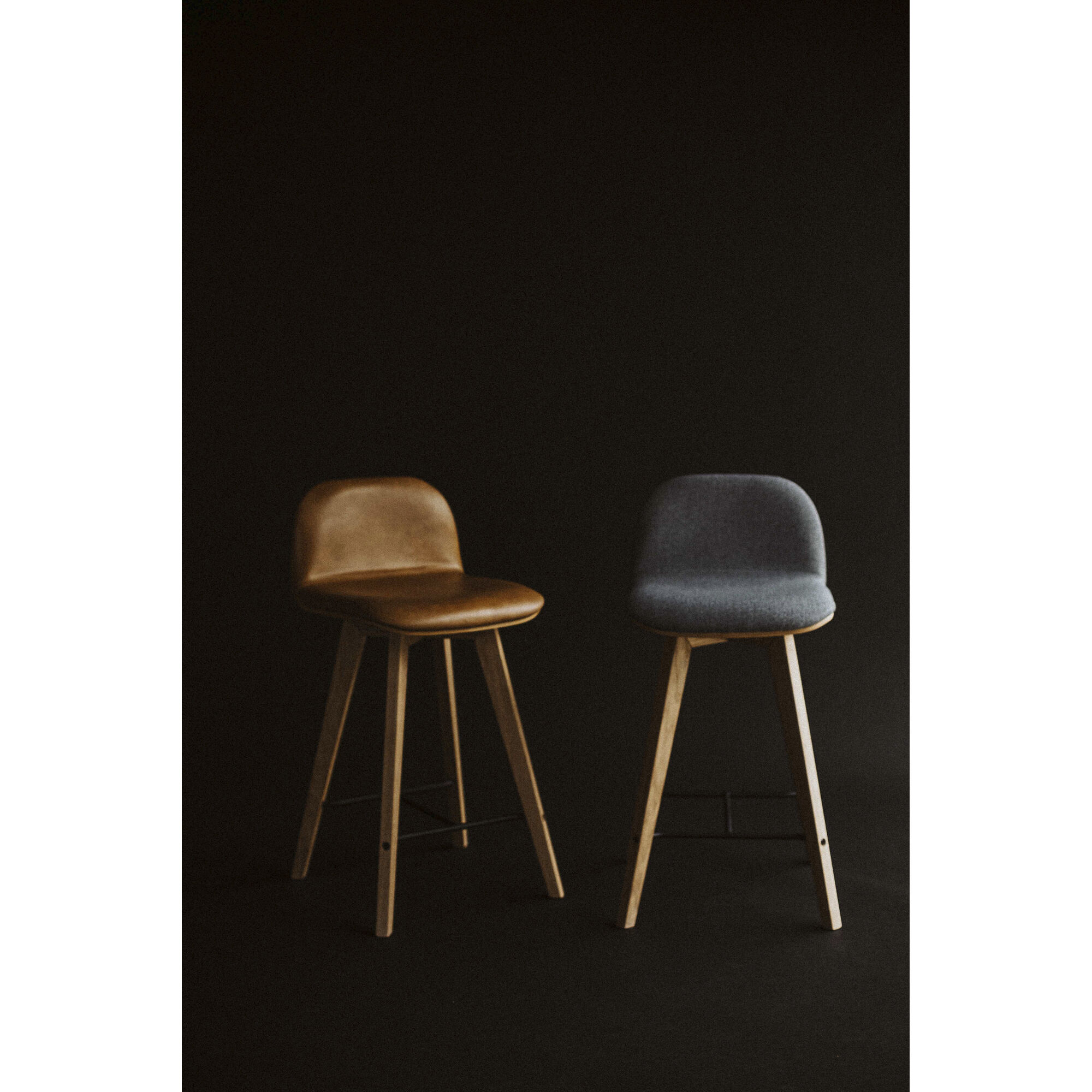 Napoli 38 inch Grey Barstool