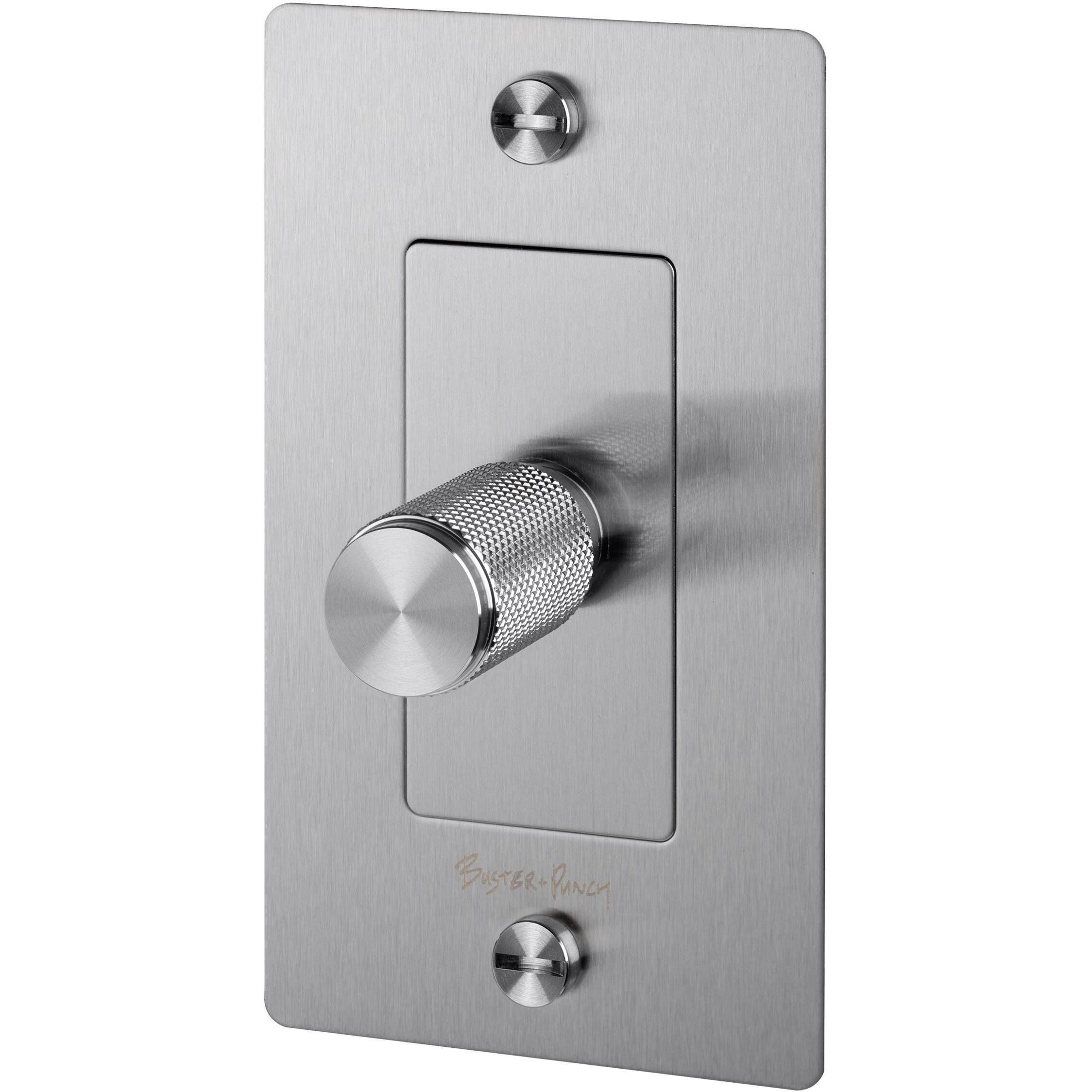 1G 100-120 Steel Dimmer Switch, LED