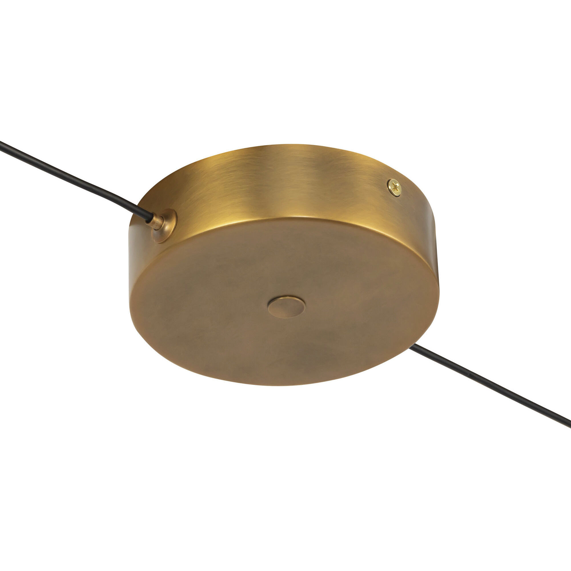 Nio 45.25 inch Vintage Brass Linear Pendant Ceiling Light