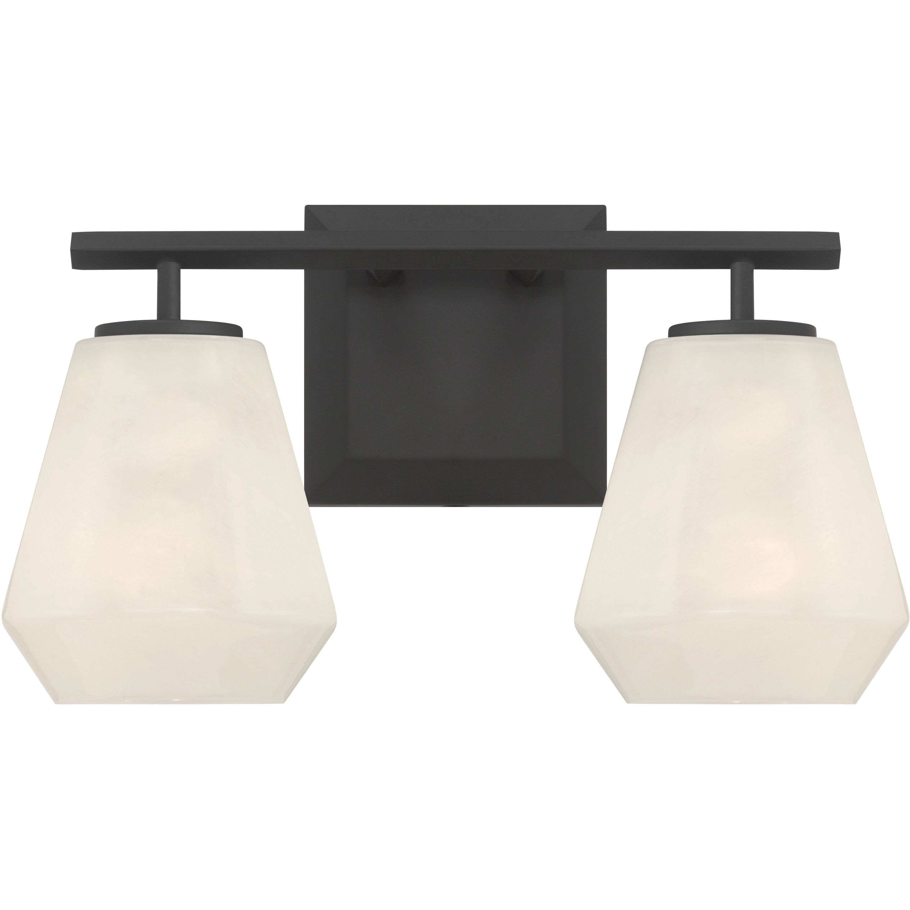 Siena 2 Light 14.25 inch Dark Matte Black Vanity Wall Light