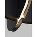Sean Lavin Bau LED 28 inch Natural Brass Pendant Ceiling Light, Integrated LED