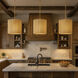 Jacob's Ladder 6 Light 16 inch French Gold Foyer Pendant Ceiling Light, Smithsonian Collaboration