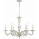 Paris Market 6 Light 28 inch Antique White Chandelier Ceiling Light