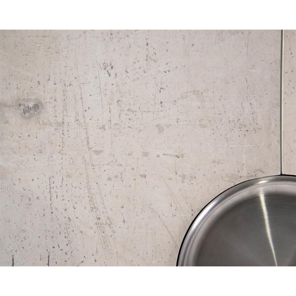 Dante 78 inch Beluga White and Tiza Gesso Credenza, Four Door